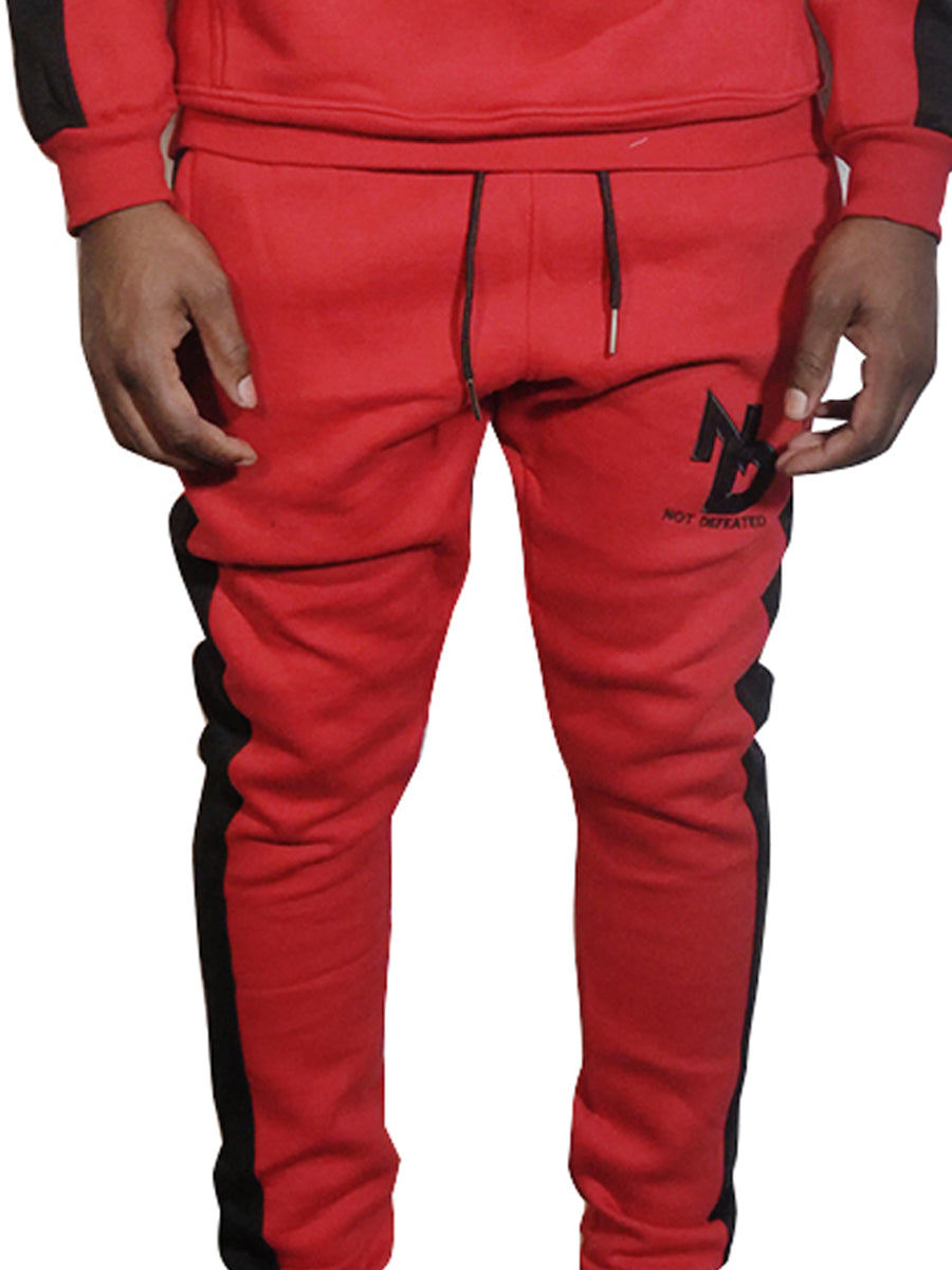 Red and Black Joggers