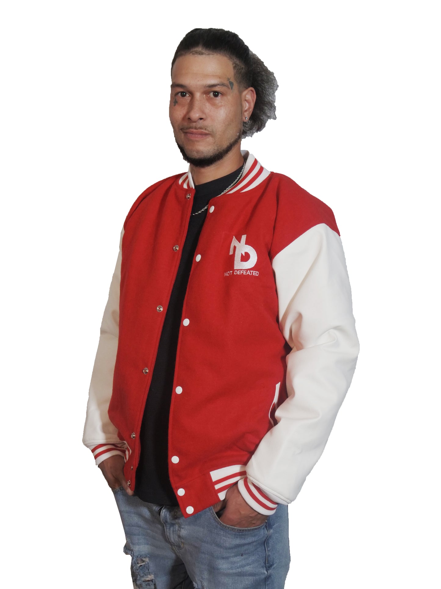 Red ND Letterman Jacket